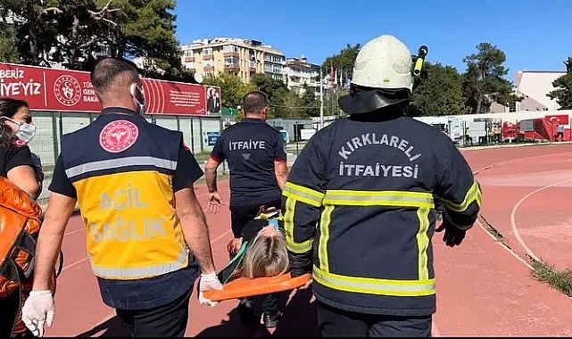 Kırklareli Afete Hazır; Gerçeği Aratmayan Yerel Düzey Afet Sağlık Grubu Operasyon Planı Saha Tatbikatı