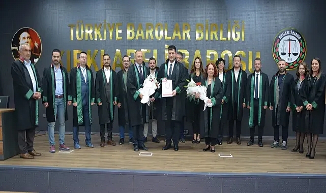 Kırklareli Barosunda Devir Teslim Töreni Gerçekleşti