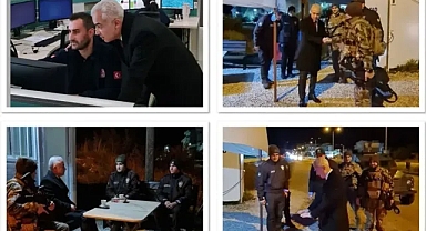 Kırklareli Valisi Turan'dan 112 Acil Çağrı Merkezi ve Polis Kontrol Noktalarına Ziyaret
