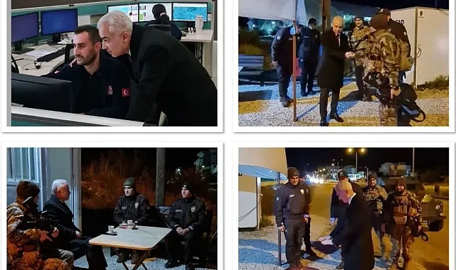 Kırklareli Valisi Turan'dan 112 Acil Çağrı Merkezi ve Polis Kontrol Noktalarına Ziyaret