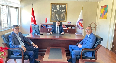Kofçaz’da Yeni Kaymakam Neyfel Ören’e Hayırlı Olsun Ziyareti
