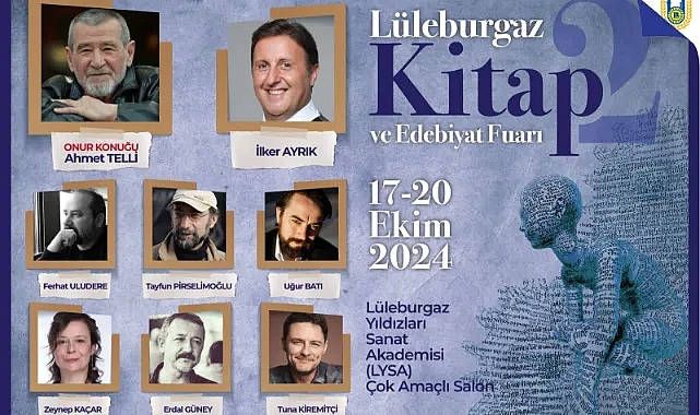 Lüleburgaz 2. Kitap ve Edebiyat Fuarı Başlıyor: Edebiyatseverler Geri Sayımda!