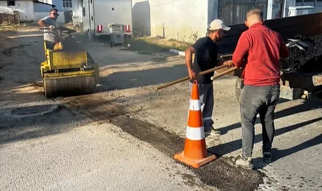 Pehlivanköy'de Yol Tamiratları Hızla Sürüyor