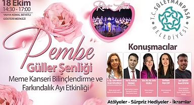 Süleymanpaşa Pembe Güller Şenliği’nde Buluşacak
