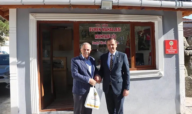Vize Belediye Başkanı Ercan Özalp'tan 19 Ekim Muhtarlar Günü Ziyareti