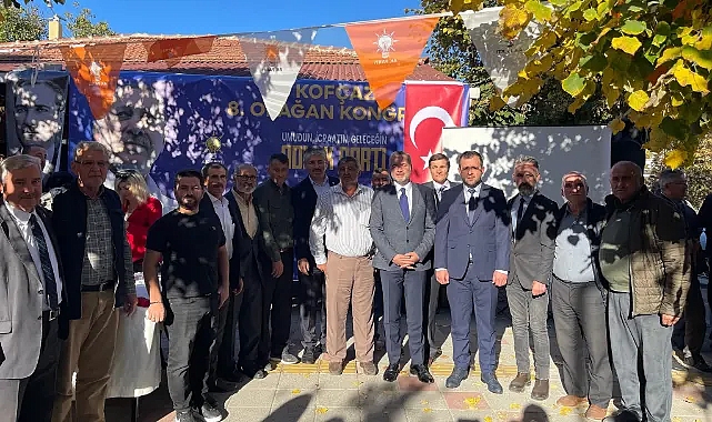 AK Parti Kofçaz 8. Olağan İlçe Kongresi Gerçekleşti: Murat Kestane Yeniden Başkan Seçildi