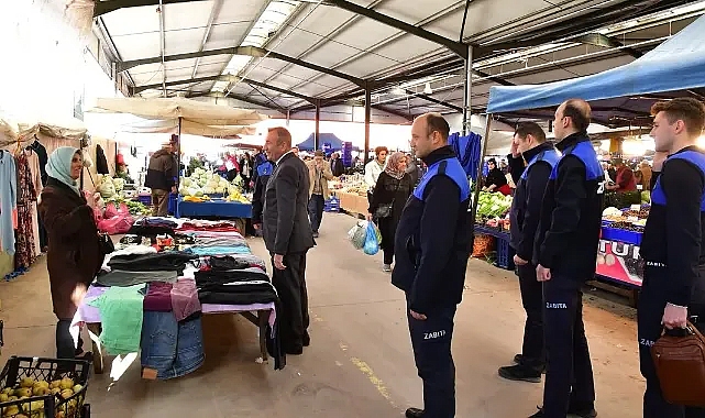 Babaeski Belediyesi Zabıta Ekiplerinden Pazar Denetimi