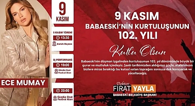 Babaeski'de Kurtuluş Coşkusu: 102. Yıl Dönümü Etkinliklerle Kutlanacak