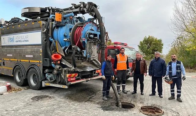 Evrensekiz'de Yağmur ve Atık Su Hatları Temizlendi