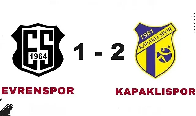 Kapaklıspor, Deplasmanda Evrensekiz Evrenspor'u 2-1 Yendi