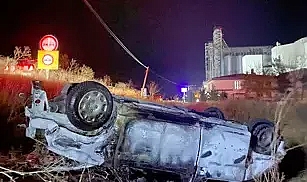 Kazada otomobilden fırlayan sürücü hayatını kaybetti