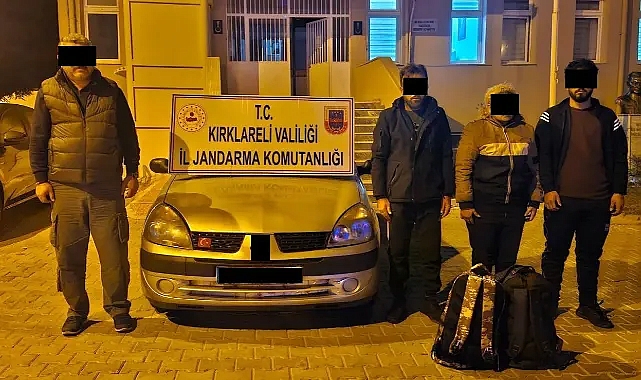 Kırklareli’nde 190 Düzensiz Göçmen Yakalandı