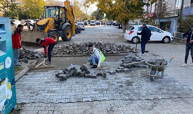 Süleymanpaşa Belediyesi Olumsuz Hava Şartlarına Rağmen Yol Çalışmalarına Devam Ediyor