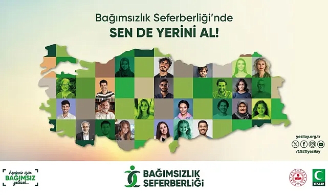 Yeşilay, 81 İlde Aynı Anda Bağımsız Gelecek İçin Tarihi Bir Başlangıca Adım Atacak!