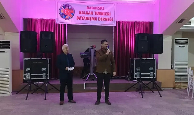 Babaeski Balkan Türkleri Dayanışma Derneği'nden Dostluk ve Dayanışma Gecesi