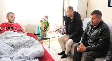 Başkan Bulut'tan Akalar Mahallesi Muhtarına Geçmiş Olsun Ziyareti