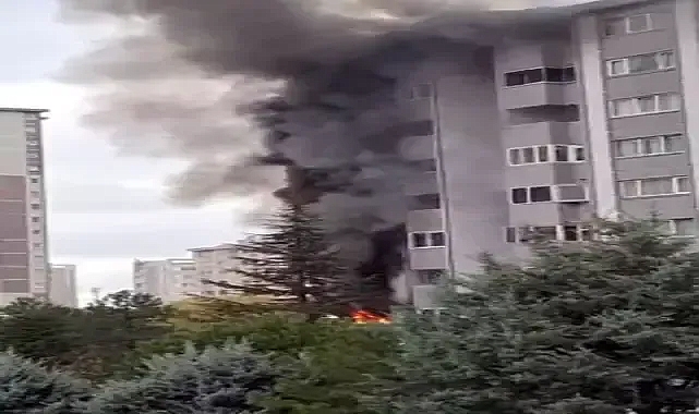 Çorlu'da ev yangını; anne ile oğlu yaralandı