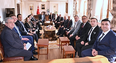 Kırklareli TSO Başkanı Ilık ve TOBB Başkanı Hisarcıklıoğlu Edirne’de Ziyaretlerde Bulundu