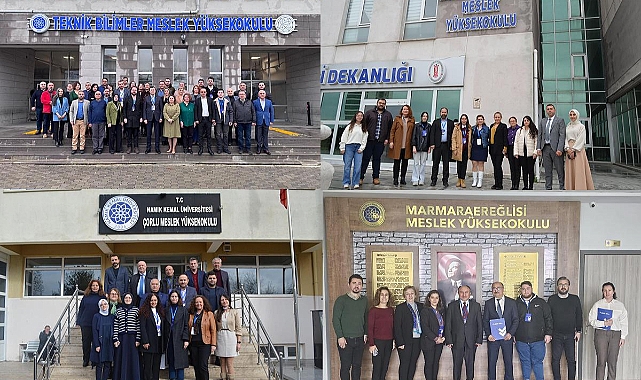 Mesleki Eğitim Değerlendirme ve Akreditasyon Derneği (MEDEK) Tekirdağ Namık Kemal Üniversitesi Meslek Yüksekokullarına Saha Ziyareti Gerçekleştirdi