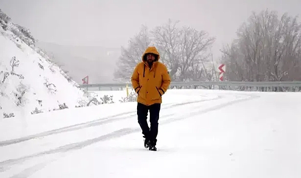 Tekirdağ'ın yüksek kesimleri beyaza büründü