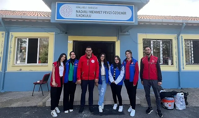 Babaeski MYO Öğrencilerinden Anlamlı Hareketler