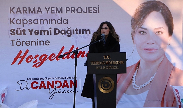 BÜYÜKŞEHİR'DEN SÜT ÜRETİCİSİNE "CANDAN" DESTEK