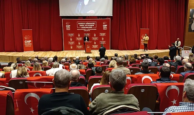 CHP Edirne Merkez İlçe Örgütü'nden Seçim Değerlendirme Toplantısı