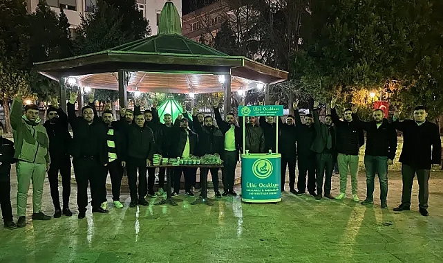 Kırklareli Ülkü Ocakları'ndan Şehitler İçin Anlamlı Program
