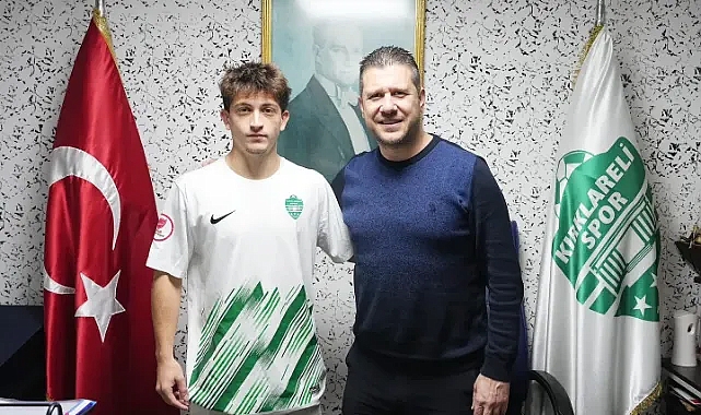 Kırklarelispor'dan Bomba Transfer! Batın Özden Kemertaş Yeşil-Beyazlı Formayı Giydi