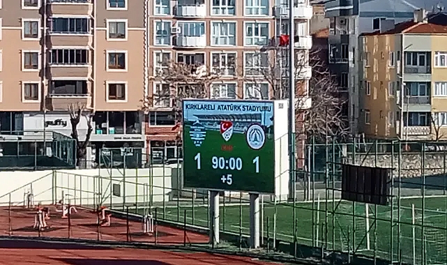 Kırklarelispor, Sezonun İkinci Yarısına Beraberlikle Başladı