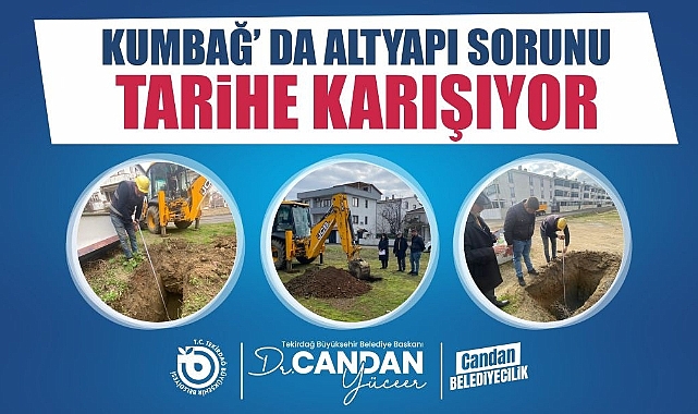 KUMBAĞ'DA ALTYAPI SORUNU TARİHE KARIŞIYOR