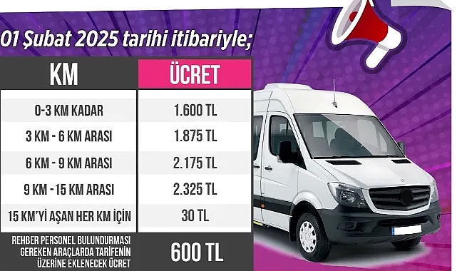 Lüleburgaz'da Okul Servis Ücretlerine Zam Yok! Rehber Personel Ücretlerinde Düzenleme