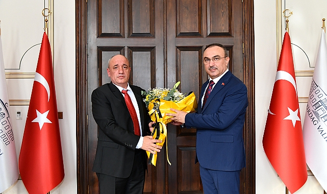 Tekirdağspor Yeni Başkanı Vali Soytürk’ü Ziyaret Etti