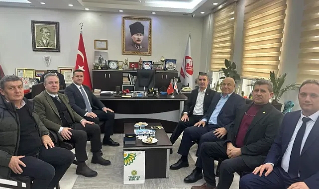 Trakya Birlik Heyetinden Lalapaşa’ya Hayırlı Olsun Ziyareti