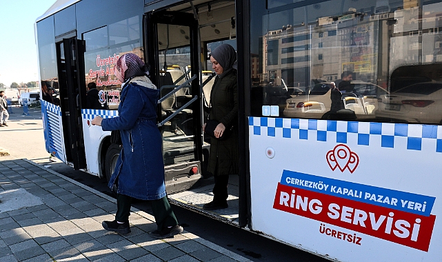 ÜCRETSİZ PAZAR YERİ SERVİSİMİZ BAŞLADI