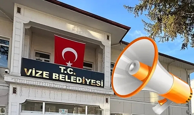 Vize Belediyesi'nden Vatandaşlara Güncelleme Çağrısı