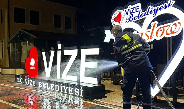 Vize'de Temizlik Seferberliği ile Her Nokta Pırıl Pırıl!