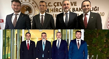 AK Parti Heyeti, Ankara'da Çevre ve Spor Yatırımları İçin Görüşmeler Yaptı
