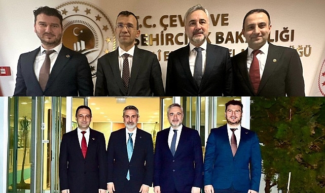 AK Parti Heyeti, Ankara'da Çevre ve Spor Yatırımları İçin Görüşmeler Yaptı