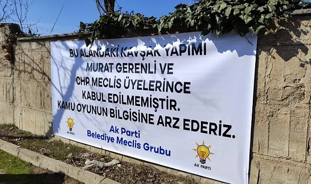 AK Parti Lüleburgaz Grubu'ndan Kavşak Projesi Tepkisi