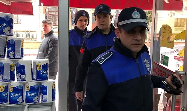 Babaeski'de Halkın Sağlıklı ve Güvenli Alışveriş Yapması İçin Denetimler Sürüyor