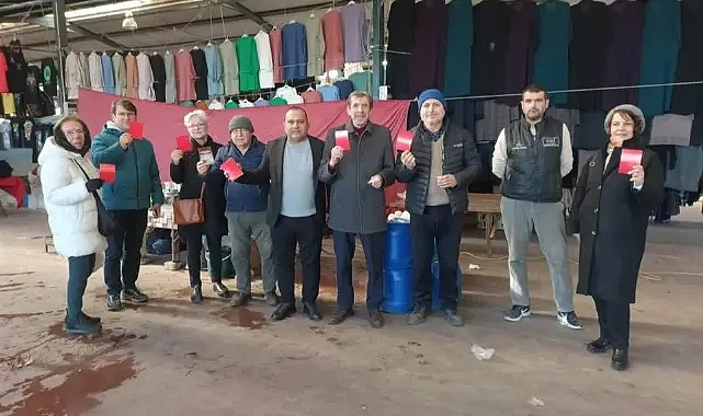 Babaeski Pazarı'nda CHP Rüzgarı: "Vatandaş Geçinemiyor"