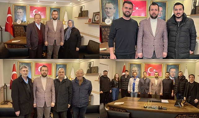 Başkan Yunus Ercan Dağtaş'a Ziyaretçi Akını