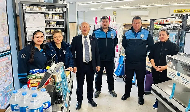 Büyükkarıştıran Belediyesi Zabıta Ekiplerinden Market Denetimi