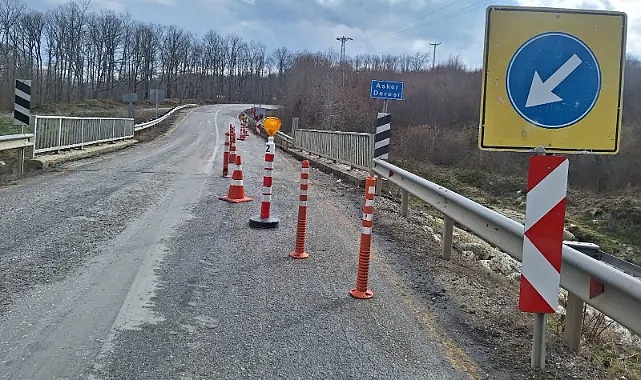 Demirköy'de Köprüde Çöküntü: İğneada Asker Deresi Köprüsü Tek Şeride Düşürüldü