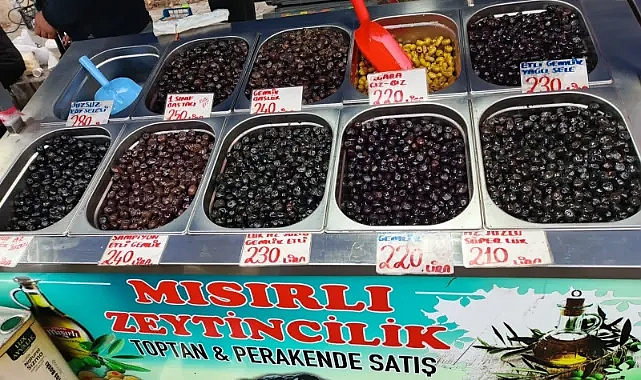 Kırklareli Halk Pazarında Zeytin Fiyatları Zirveyi Zorluyor!