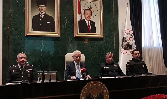 Kırklareli Valisi Uğur Turan Ocak Ayı Asayiş ve Güvenlik Raporunu Açıkladı