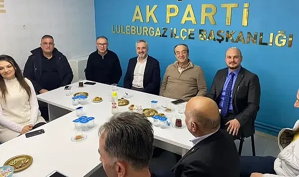 Lüleburgaz TSO'dan AK Parti İlçe Teşkilatına Ziyaret