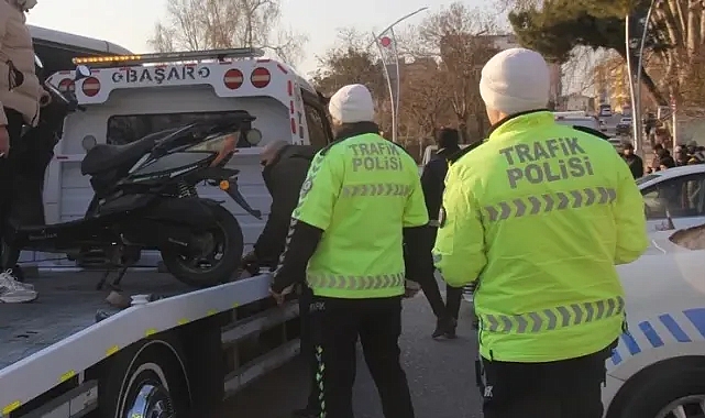 Pınarhisar'da Tescilsiz ve Plakasız Motosikletler Toplatıldı