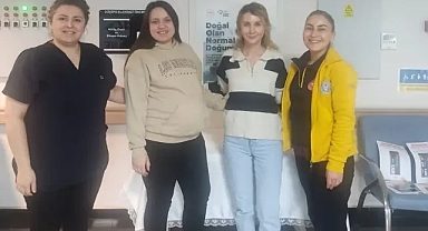 Pınarhisar Devlet Hastanesi'nden Anne Adaylarına Önemli Eğitim: "Doğal Normal Doğum"